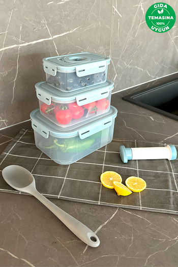 Prima Nova Seoul Vacuum Fresh Product Storage Container Set of 3