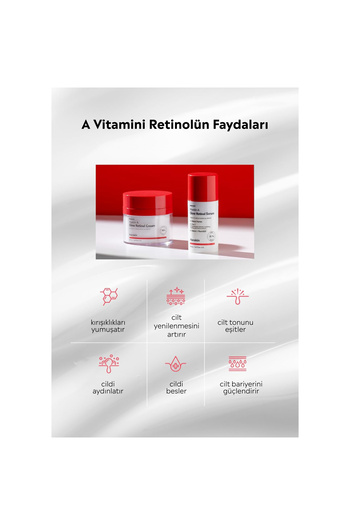 Hanskin Vitamin A Glow Retinol Cream-Yaşlanma Karşıtı-Ton Eşitleyici-Aydınlatıcı- 50 Ml