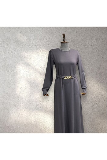 Sum Buckle Belted Dress 👗