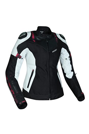 Prosev W51A Rose Women's 4 Season Motorcycle Jacket White