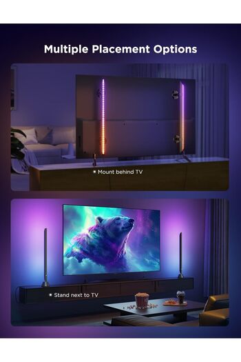 Govee RGBIC TV LED Işık Barı 31” TV Arka Aydınlatma, Alexa Uyumlu, Müzik Senkron, 35+ Sahne