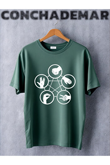 Vordevia The Big Bang Theory Printed Oversize T-Shirt