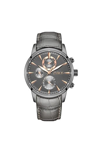 Generic Zyros Men Leather Band Watch