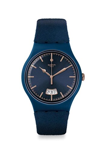Generic Swatch Unisex Analogue Quartz Watch With Textile Strap Suon400