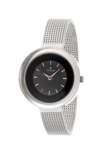Generic Titan Black Dial Analog Watch