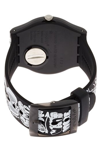 Generic Swatch Unisex Suob125 Analog Display Quartz Black Watch