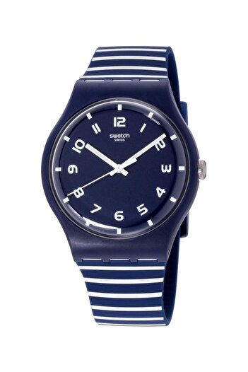 Generic Swatch Unisex Adult Quartz Watch Analog Display And Silicone Strap Suon130