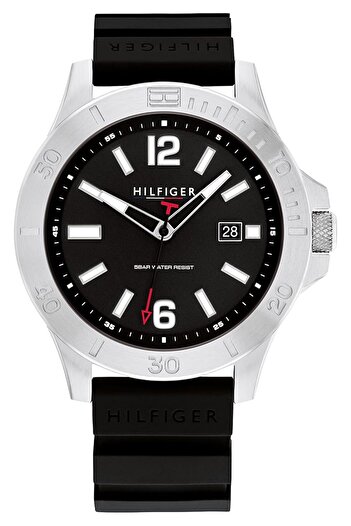 Generic Tommy Hilfiger Ryan Mens Black Dial Stainless Steel Watch 1710539