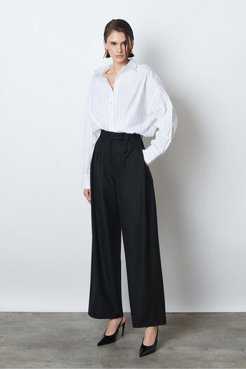Beyyoglu Pleated Palazzo Trousers