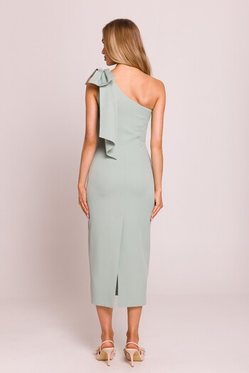 Made of Emotion Rochie pe un umar cu fundita
