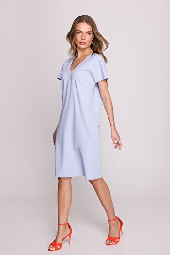 Stylove Rochie cu decolteu în V, cu o potrivire lejeră