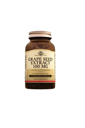 Solgar Grape Seed Extract 100 Mg 30 V Capsules - Grape Seed