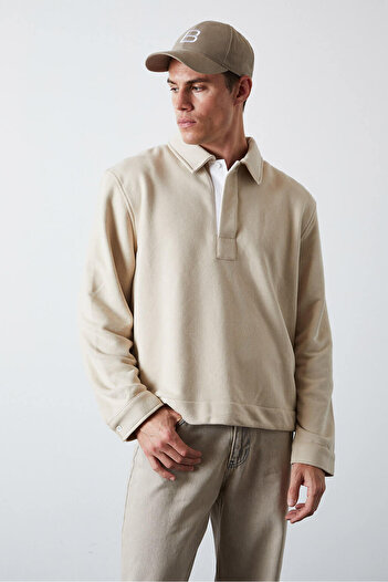 Beyyoglu Polo Yaka Sweatshirt