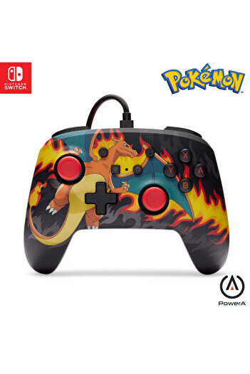 Powera Enhanced Wired Controller - Charizard Firestorm