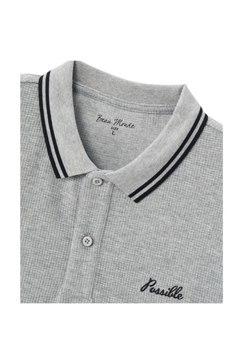 Giordano Men's Jacquard Solid Polo
