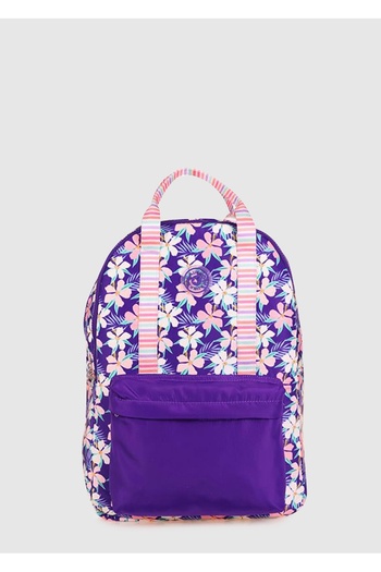 KAUKKO Purple K1763 Double Stripe Purple Backpack