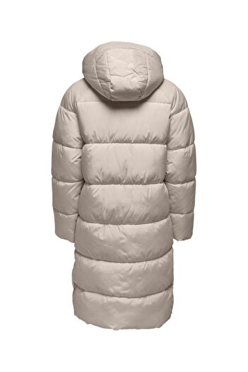 ONLY Onlamanda Long Puffer Coat Cc Otw Women's Gray Coat - 15233425
