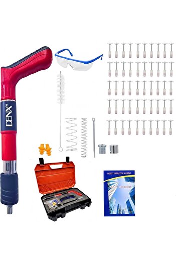 Denx High Pressure Air Nail Driller, Driller For Steel Piercing & Riveting, Manual +50 Nails