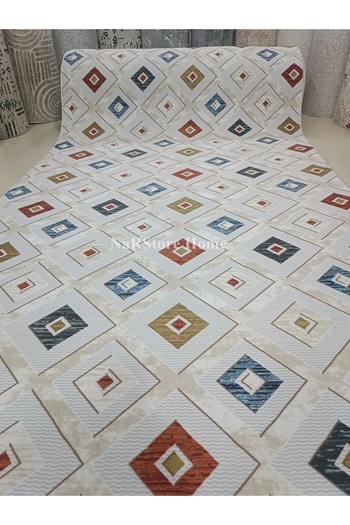 NaRStore Home Colorful Multi Non-Slip Based Cutting Washable Rug