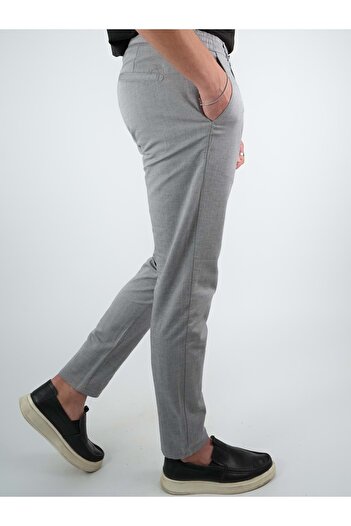 Digital Jeans DİGİTAL JEANS ERKEK KETEN JOGGER PANTOLON Koyu gri