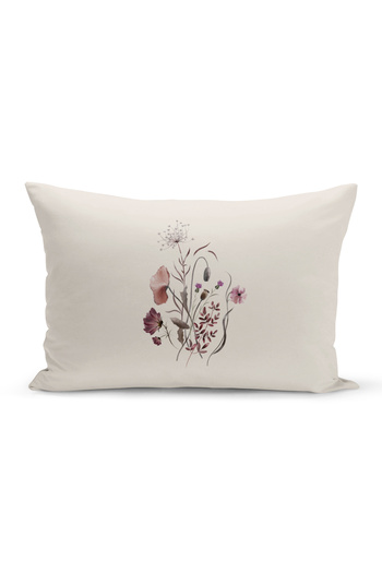 Bertille Home Flower Spring Series Double Sided Digital Printed Throw Pillow Cover (Spring)