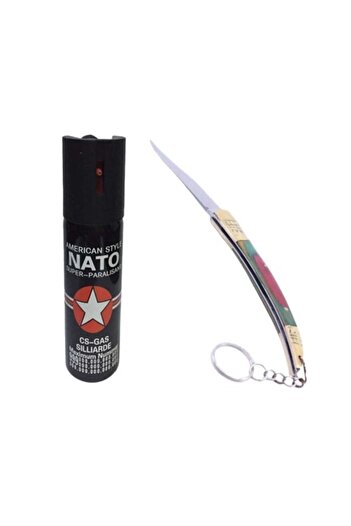 Depox Set spray cu piper si cutite model spaniol 20,5 cm, autoaparare, 90 ml