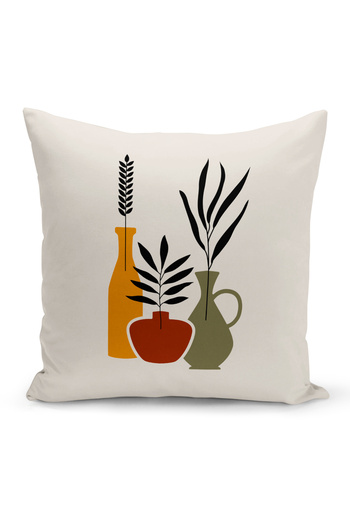 Bertille Home Minimalist Series Double Sided Digital Printed Throw Pillow Cover (Minimalist)