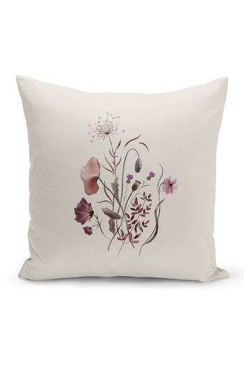 Bertille Home Flower Spring Series Double Sided Digital Printed Throw Pillow Cover (Spring)