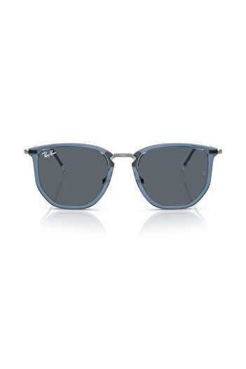 Ray-Ban Rb 4451 6803R5 50 Unisex Geometric Transparent Blue Combined Sunglasses