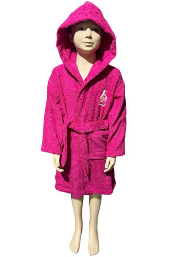 Barbie Barbie girls' bathrobe Red