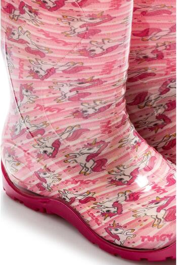Twigy Nn0607 Rain Pink Kids Boots