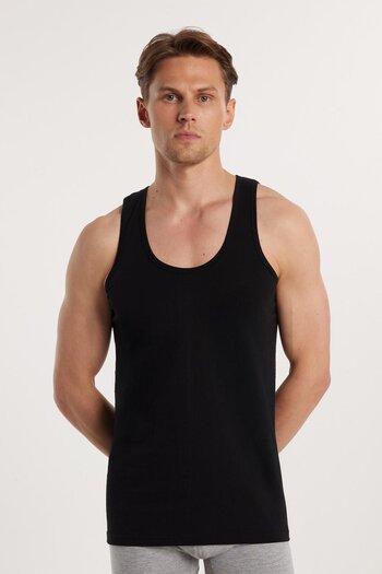 Tudors 6 Pcs Compact Combed Black-Grey Men's Athlete Cotton Standard Fit Regular Cut 6 Pack