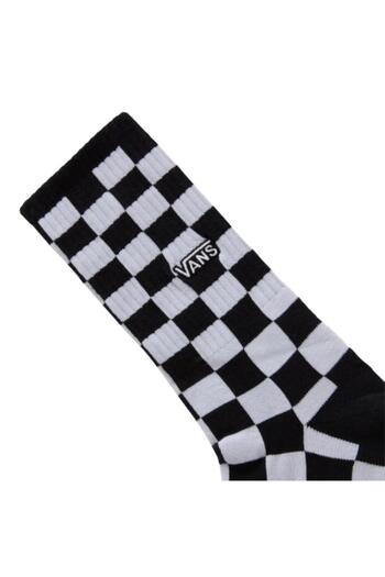 Vans Checkerboard Crew Vn000f0ty281 Ανδρικές μαύρες κάλτσες