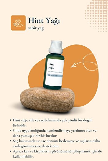 sabunal Hint Yağı 30 ml - Saç Dökülme Karşıtı ve Saç Bakımı Doğal Yağ
