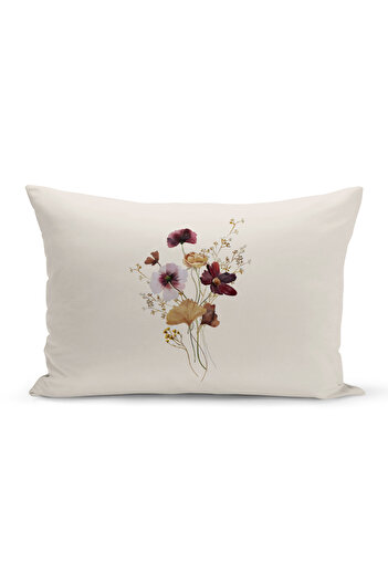 Bertille Home Flower Spring Series Double Sided Digital Printed Throw Pillow Cover (Spring)