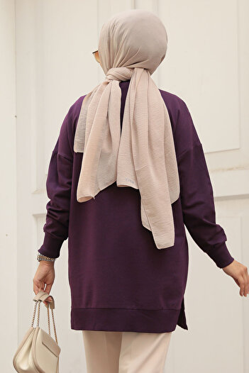 Neva Style Mor Tesettür Tunik 30644MOR
