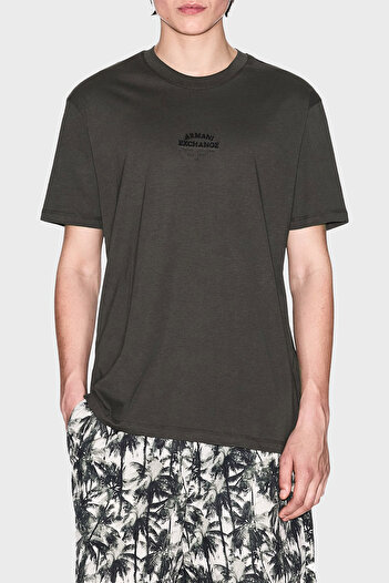 Armani Exchange Armani Exchage 100% Cotton Regular Fit Crew Neck Logo t Shirt Men t Shirt Xm 000761   Af12308 U