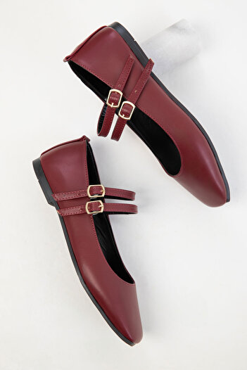 SOHO 18891 Claret Red Women's Ballerinas