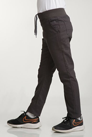 Nacar Boys' School Trousers with Elastic Waist