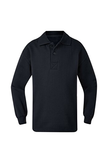 Nacar Unisex Long Sleeve Polo Neck Cotton School T-shirt