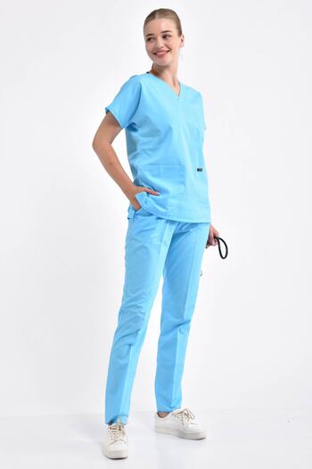 Owlet Medikal Light Turquoise Nurse Uniform Set