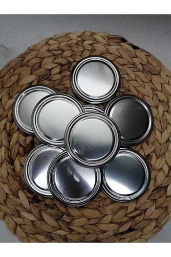 Multiamo 100 Pieces Metal Color Jar Canning Lids 82mm