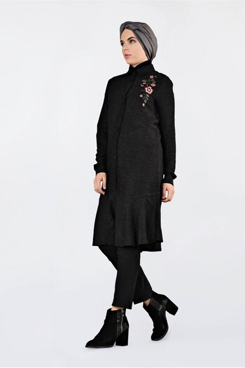 Alvina Embroidered Buttoned Tunic 4737