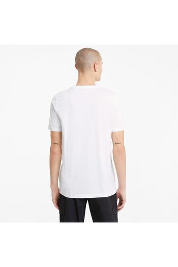 Puma Ανδρικό μπλουζάκι με λογότυπο Classics Λευκό μπλουζάκι με λογότυπο 53008802