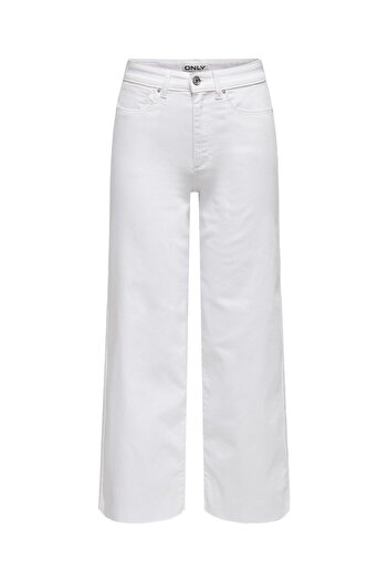 ONLY Jeans mit weitem Bein ONLANN-MADISON Hohe Taille Verkürzt Jeans