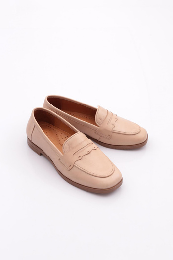 DGN 010 Women's Blunt Toe Shaped Ballerinas