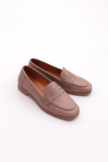 DGN 010 Women's Blunt Toe Shaped Ballerinas