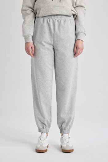 DeFacto Standart Boy Beli Paçası Lastikli Basic Düz Jogger Eşofman Altı U3491az24sp