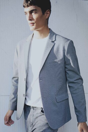 DeFacto Modern Fit Lined Buttoned Blazer Jacket C5990Ax24Au