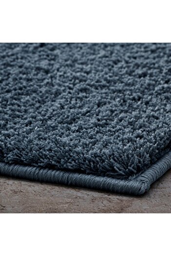 IKEA BACKMÅRA Bath Mat, Dark Grey-Blue, 50 x 80 cm